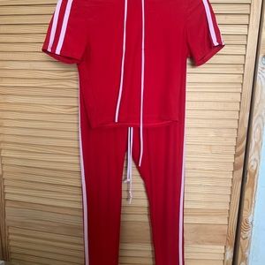 Red two piece set